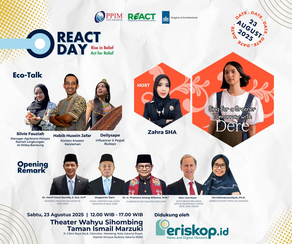 PPIM UIN Jakarta Ajak Gen Z Lestarikan Lingkungan Lewat Festival REACT Day "Rise in Belief, Act for Relief"